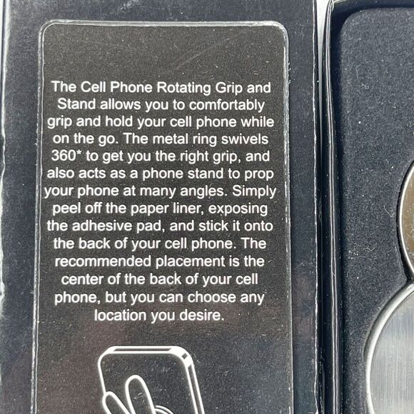 Blue Cross Blue Shield of Tennessee Rotating Phone Grip Ring - Picture 9 of 9